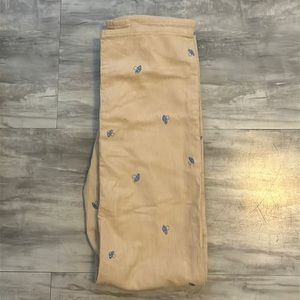 Pacsun cream and blue mushroom pants
